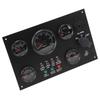 300x190mm Boat Gauge Panel 0 to 3000 RPM Water Temp Oil Level Voltage Pressure Tachometer Panel for Yachts Ships Black
