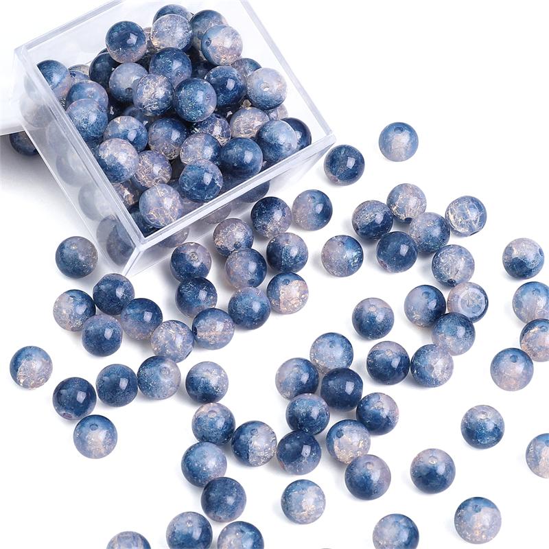 20шт хрустальные бусины цветных блоков свободные бусины-разделители для изготовления ювелирных изделий