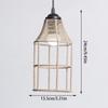 Imitation Rattan Lampshade Hand Woven Paper Rope Pendant Lamp Cover Ceiling Chandelier Light Shades Bedroom Living Room Decor