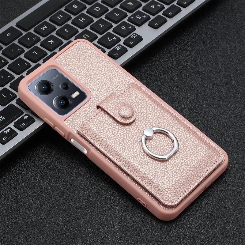 Кожаный кошелек Чехол для телефона Для Xiaomi Redmi Note 12 4G 12S Слот для карт Задняя крышка Для Redmy Note12 Pro Не 12 5G Кольцо-подставка Funda