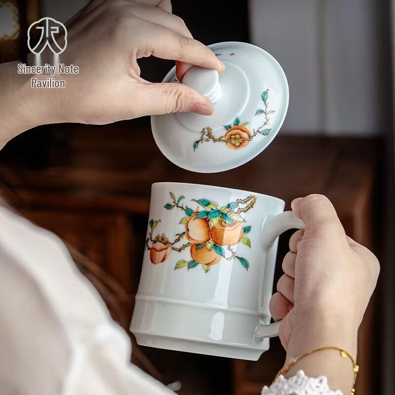 Керамическая офисная кружка Chengdexuan, ручная роспись