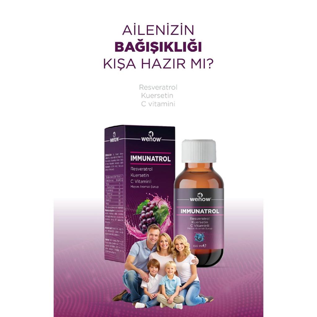 Сироп с содержанием витамина С Иммунатрол Ресвератрол Кверцетин 2 - Пакет Advantage