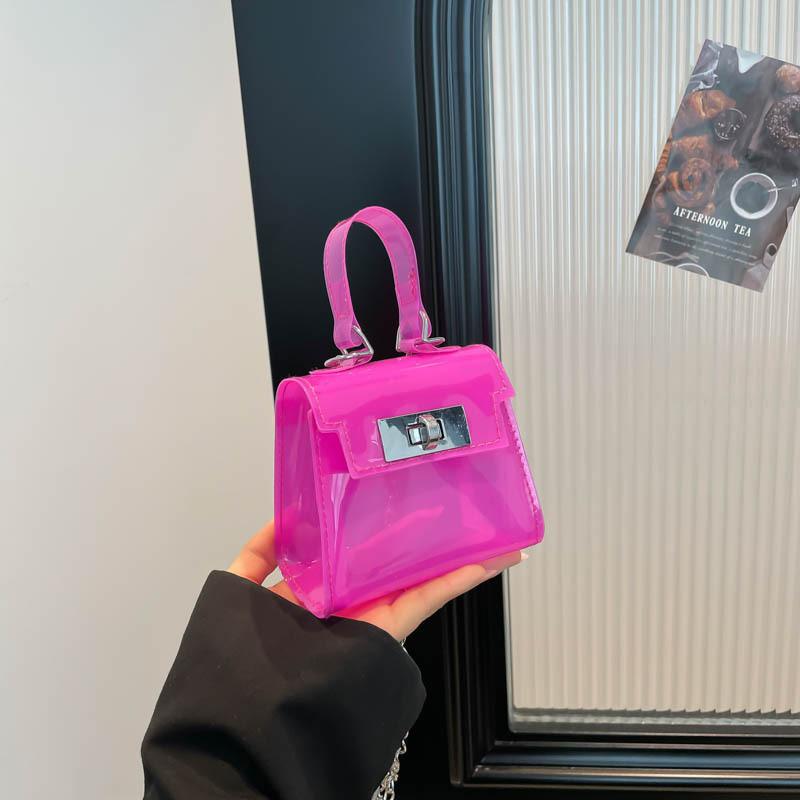 Однотонные квадратные сумки-желе через плечо для женщин, модные подарки