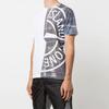 STONE ISLAND Белая мужская футболка с принтом логотипа Топы 74152NS88-V0001