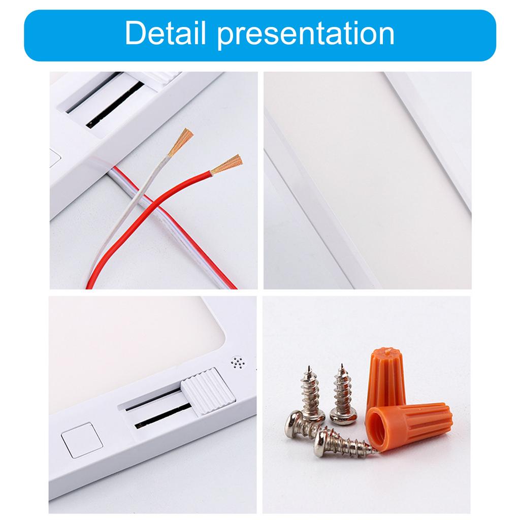 Аксессуары для внутреннего освещения потолков для караванов, 3-цветный светодиодный светильник с регулируемой яркостью, суперяркий для управления яркостью автодома