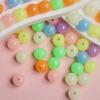 Home Party Supplies Handmade 6mm/8mm/10mm 200pcs Necklace Bracelet Making DIY Jewelry Accessories Materials Creative Beads Acrylic Round Candy Color