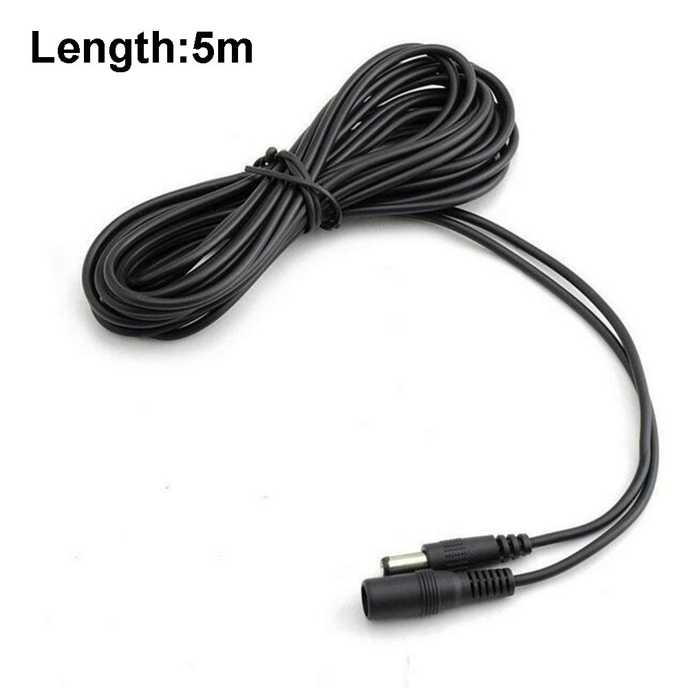 3M 5M DC 12V профессиональный черный высококачественный адаптер для камеры видеонаблюдения для домашней безопасности удлинительный кабель питания
