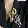 Модный Тренд Рука Унисекс Брошь Зимний Свитер Костюм Пиджак Украшение Винтажные Персонализированные Украшения для Женщин и Мужчин