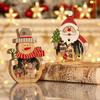 LED Santa Claus Wooden Ornament – Christmas Decoration & Gift