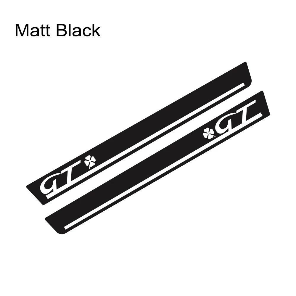 2pcs Car Side Skirt Vinyl Film Stickers GT Styling PVC Decor Decals For Alfa Romeo Giulietta Auto SUV Tuning Accessories zw0