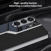 GKK Plating TPU + Leather Supercar Full Coverage Phone Case
