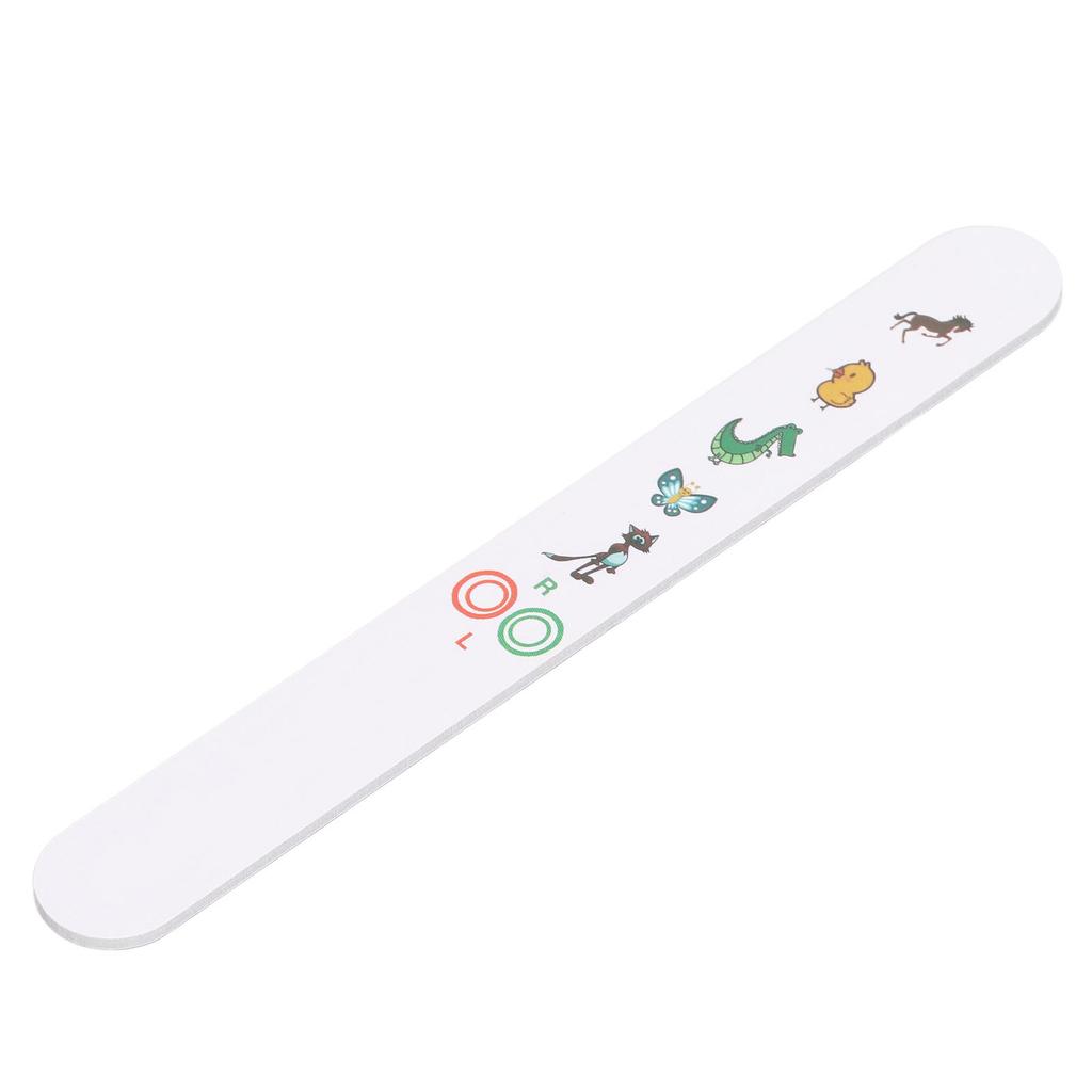 Детская проверка зрения Оптометрическая таблица Четкий мультяшный рисунок Фиксационная палочка Тестер зрения для глазной больницы