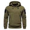2024 Men's Tactical Hooded Fleece Sweatshirt Pullover Jacket