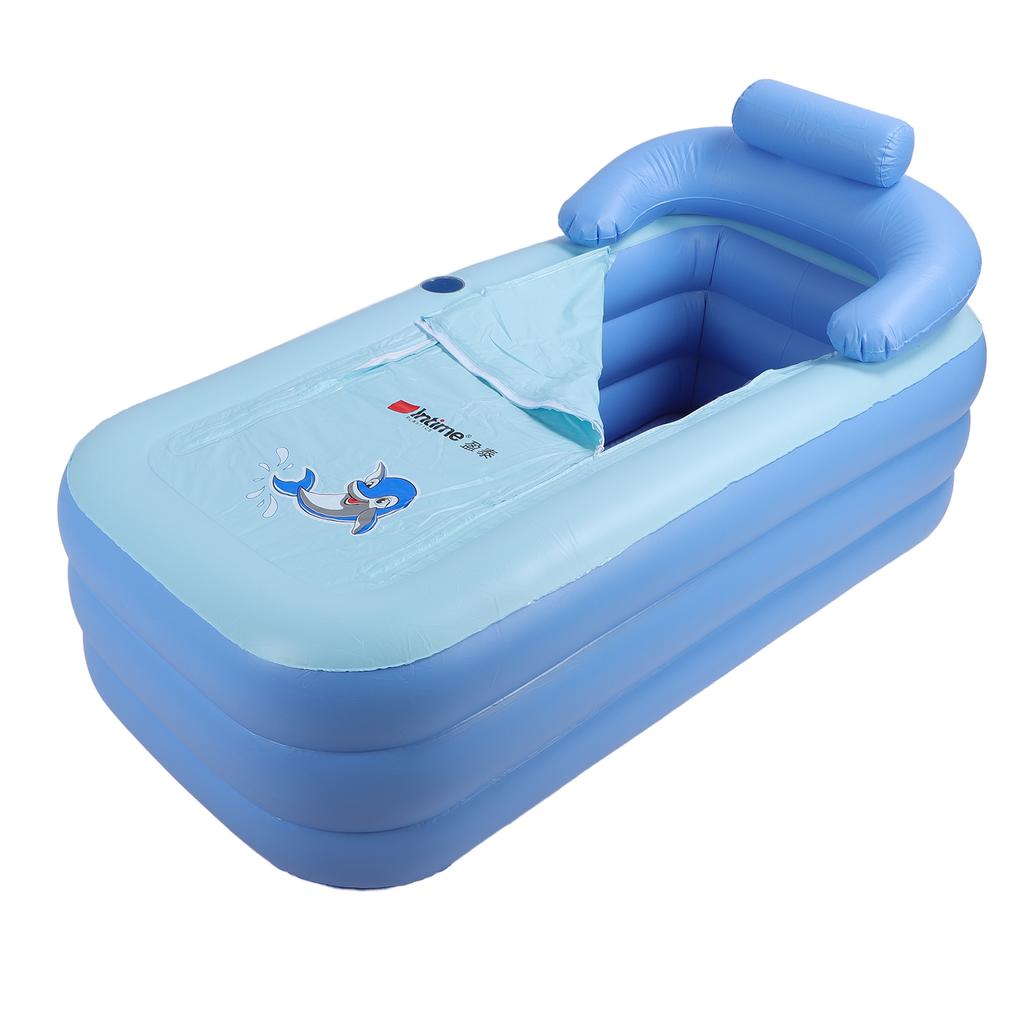Inflatable Bathtub for Adults Athletes Shower Hot Ice Bath Home SPA Portable Tub with Air Pump US