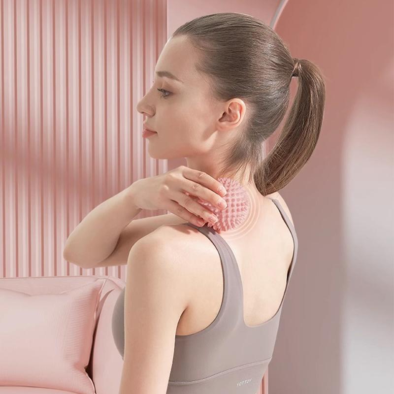 Массажный мяч для миофасциального релиза, массажный шарик с шипами, ролик для глубокого восстановления мышц, триггерных точек тканей, снятия миофасциальной боли