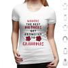Womens Promoted To Grandma Est 2020 Best Funny Gift T Shirt Cotton Men Women DIY Print Grandma Est Funny Novelty Crazy Dog 100