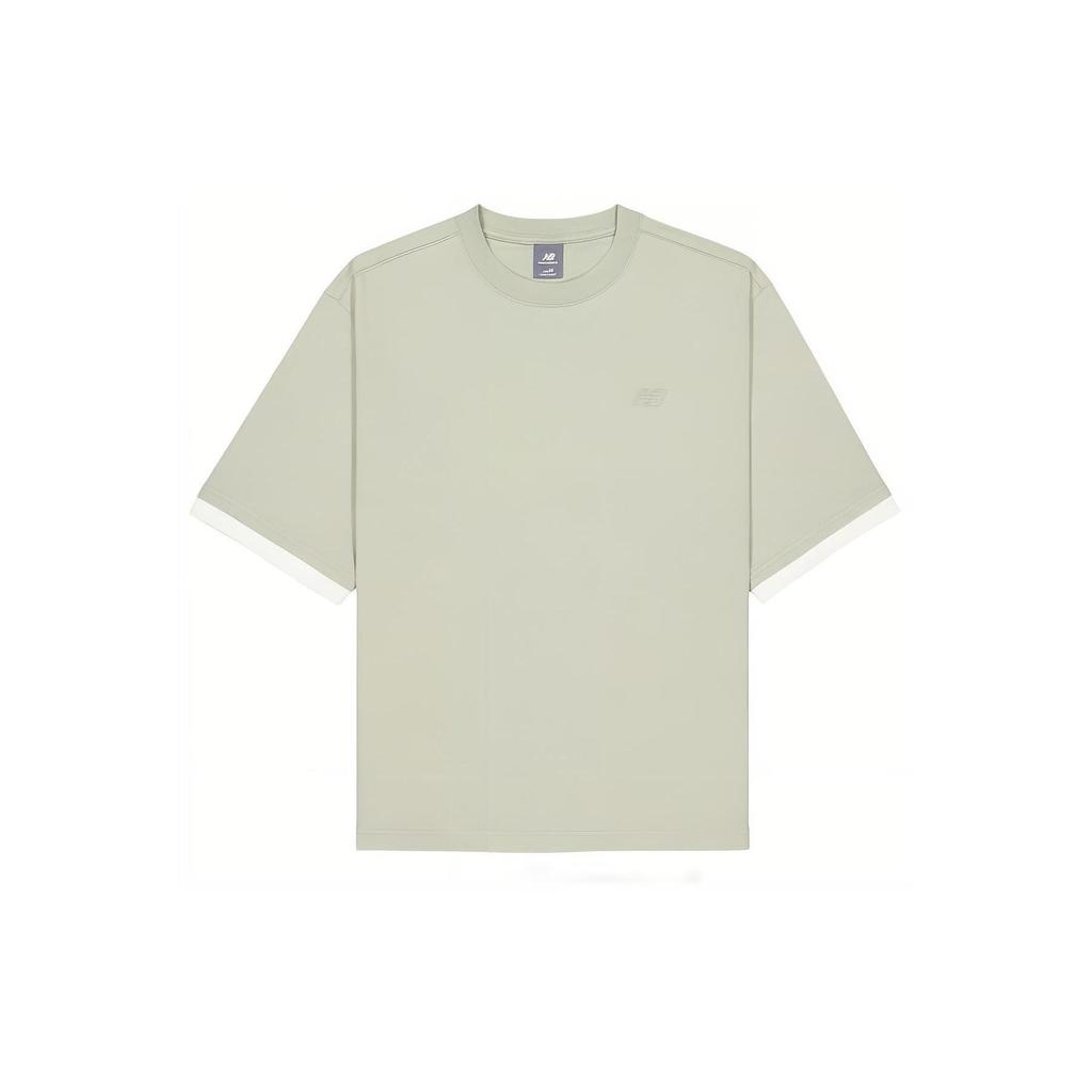 New Balance T Shirt Men's Green AMT42314-OVN