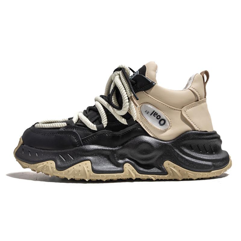 Новые модные кожаные повседневные кроссовки мужские дизайнерские кроссовки мужские туфли на платформе уличные массивные кроссовки мужские zapatillas de hombre