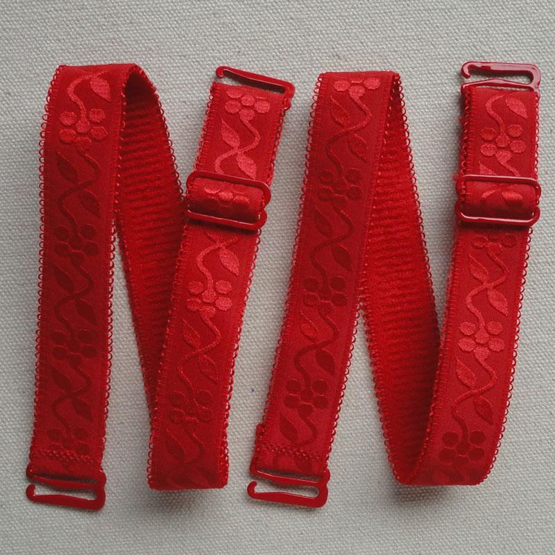 Эластичный нижнее белье ярких цветов, кружевной эластичный ремень для бюстгальтера шириной 1,5 см, мягкий и удобный женский ремень для бюстгальтера