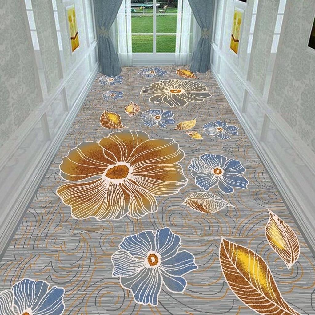 Скандинавский коридор, длинный ковер для гостиной, нескользящий ковер для лестницы, прихожей, прохода в отеле, свадебный домашний коврик для входа