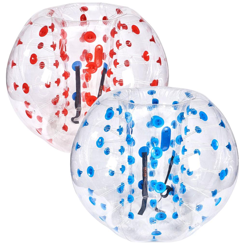 VEVOR Inflatable Bumper Balls 2-Pack, 4FT/1.2M Body Sumo Zorb Balls for Teen & Adult
