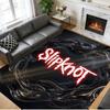 Slipknot Print Crystal Velvet Plush Rug Wear?Resistant Anti?Slip Floor Mat For Indoor Household Decoration
