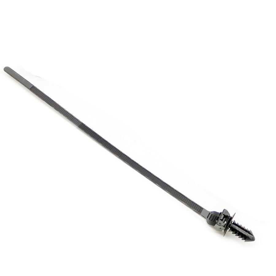 100 шт. Подходит для всех автомобилей Крепление Зажим для галстука Освобождаемая нейлоновая стяжка Хомуты для крепления кабеля Самоблокирующиеся пластиковые стяжки-молнии для крепления