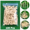 Wooden Golf Tees 100pcs 42/54/70/83mm Golf Balls Holder