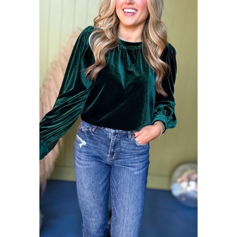 Осенняя женская однотонная рубашка больших размеров с круглым вырезом и длинным рукавом, повседневная рубашка