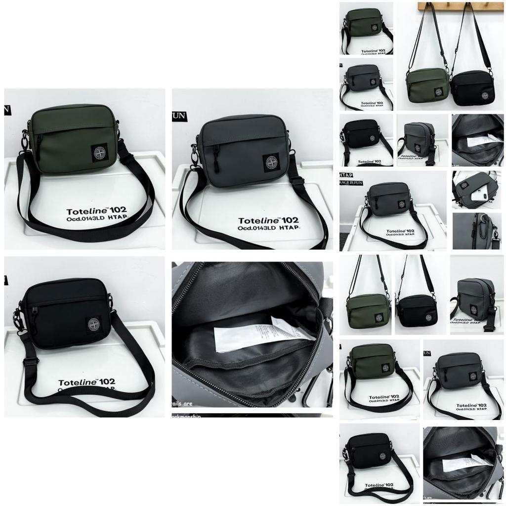 Compact Shoulder Bag For Daily Use Sleek Design Unisex Synthetic Leather Black Gray Military Green 18x14x6cm