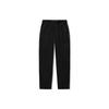 Li Ning X CRC Collaboration Solid Color Mid Waist Comfortable Versatile Breathable Straight Leg Casual Pants Men Bottoms Black AYKU643-2