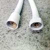 White Color 1.5M Stainless Steel Flexible Shower Hose Pipe Double Lock with EPDM Inner Tubes .,Wholesale YT-5111-BA