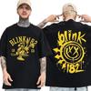 2026 Новый Мировой Тур Blink 182 Модная Футболка С Круглым Вырезом Подарки для Подписчиков Мужчинам и Женщинам Топ Хлопковая Футболка Футболка Blink 182