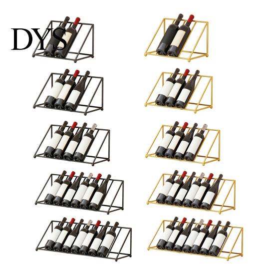 Decorative Wine Display for Restaurant Liquor Bottle Shelf, Tilted Iron Art Rack, Modern Rack Countertop Style Holder, Home Bar Kitchen And