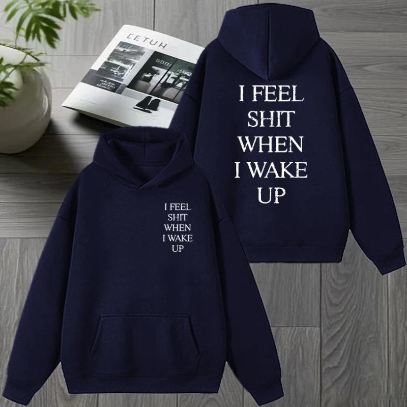 Yungblud I Feel Shit When I Wake Up Tour Двусторонний свитшот Мужчины женщины Флисовая толстовка Унисекс Повседневные пуловеры