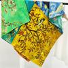 110*110cm Double-sided Silk Scarf Women's Generous Scarf Mulberry Silk Scarf Shawl