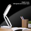Светодиодная складная настольная лампа с 3 уровнями затемнения, сенсорный ночник, USB-перезаряжаемая настольная лампа для защиты глаз, прикроватная тумбочка для спальни