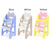 Scene Model Miniature Doll High Chair Multicolor Doll Accessories Miniature Dining Chair  Gift