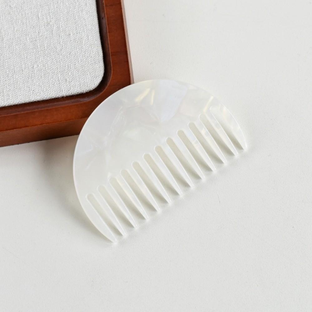 Acetate Hair Styling Combs Half-Round Grooming Comb Salon Hair Styling Tool