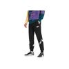 Puma Брюки-джоггеры с кулиской и цветным принтом Мужские Брюки Черный 531332-01