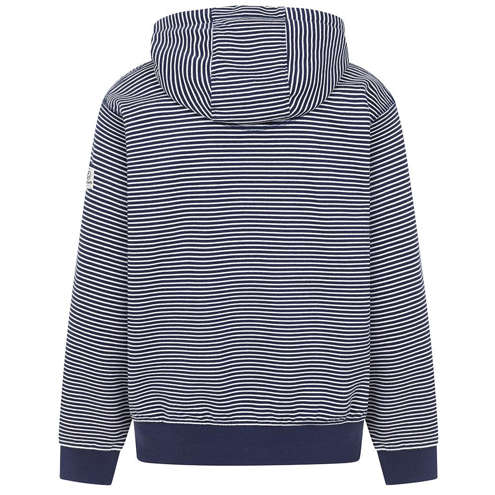 Lazy Jacks Mens Striped Full Zip Hoodie