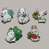 Rabbit Furry Clothing Badges Patches Embroidery Fabric Self-Adhesive Stickers On Clothes Garment Accessory New Fashion DIY Heat Transfer Stickers