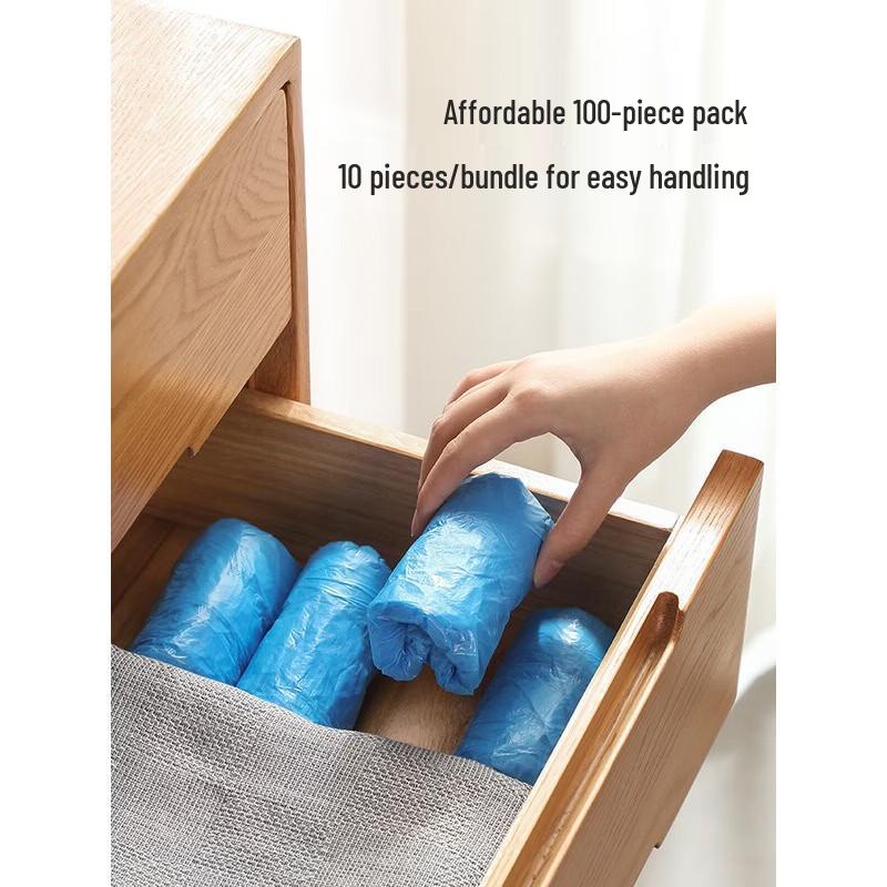 MARYYA Disposable PE Shoe Covers