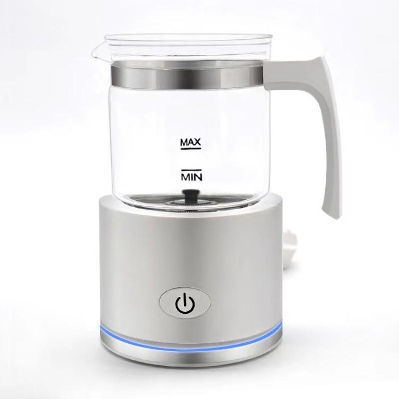 Household Automatic Milk Frother Machine Portable Large Capacity Electric Milk Foam Maker Multi Functional Milk Heater