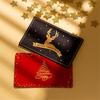 Best Wishes Thanksgiving Message Card Christmas Greeting Card Merry Christmas Bronzing Blessing