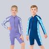 Sabolay Cross Border Новый детский гидрокостюм 2,5 мм + цельные купальники для мальчиков и девочек для тепла, защиты от солнца и серфинга