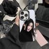 Чехол для телефона Ju Jingyi K- Kiku для iPhone 16 17 15 14 12 13 Pro Max Черный цвет Ударопрочный чехол
