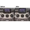 For Mercedes Benz CLA Carbon Fiber Display Surround W/O Navigation Cover Trim