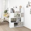 VidaXL Bookshelf-Room Divider White 100x24x124 Cm