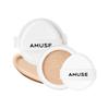 Amuse Seoul Ceramic Skin Perfector Cushion Foundation Refill 02 Healthy Long Lasting Lightweight Semi Matte Flawless Coverage Hypoallergenic Korean